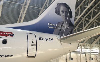Rosalía de Castro, surcando los cielos con Norwegian